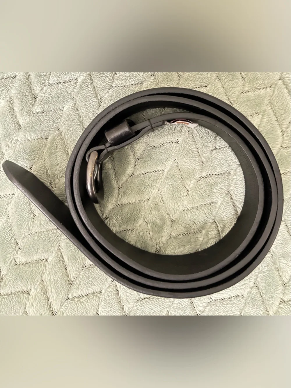 CARHARTT BLACK LEATHER BELT, size XL